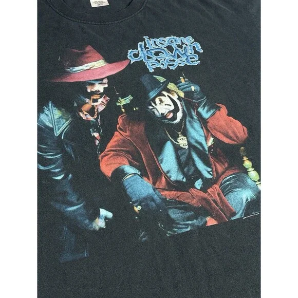 Vintage 2000 Insane Clown Posse Big Money Hustla T-Shirt ICP Black Size 3XL RARE